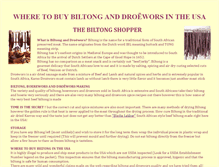 Tablet Screenshot of biltongshopper.com